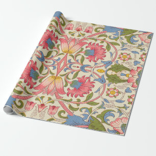 Papier Cadeau William Morris Lodden Motif Floral Pastel