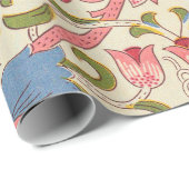 Papier Cadeau William Morris Lodden Spring Wallpaper Art (Coin rond)