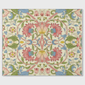 Papier Cadeau William Morris Loddon Blossom Motifs Floraux (Plat)