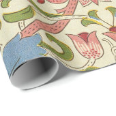 Papier Cadeau William Morris Loddon Blossom Motifs Floraux (Coin rond)