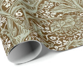 Papier Cadeau William Morris Motif Floral Classique Arcadie (Coin rond)