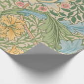 Papier Cadeau William Morris Myrtle Fleur Floral Botanique (Coin)