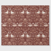 Papier Cadeau William Morris "Oiseaux" 2 (Plat)