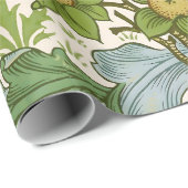 Papier Cadeau William Morris' Orchard Delight Art (Coin rond)