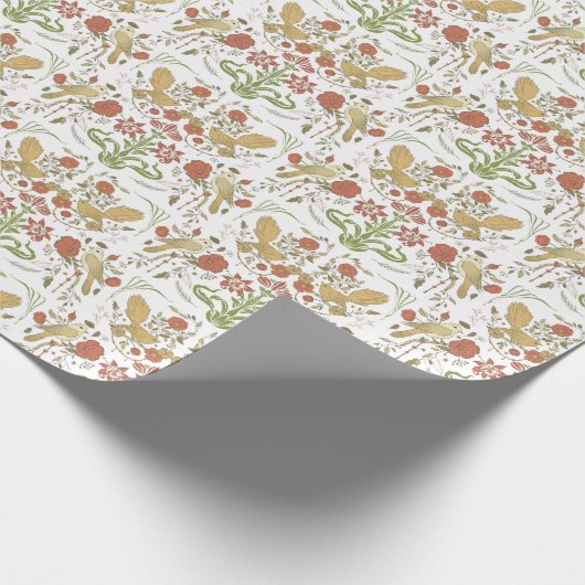 Papier Cadeau William Morris Papier d'enveloppement Art nouveau (Coin)