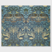 Papier Cadeau William Morris Peacock and Dragon Woven Design (Plat)