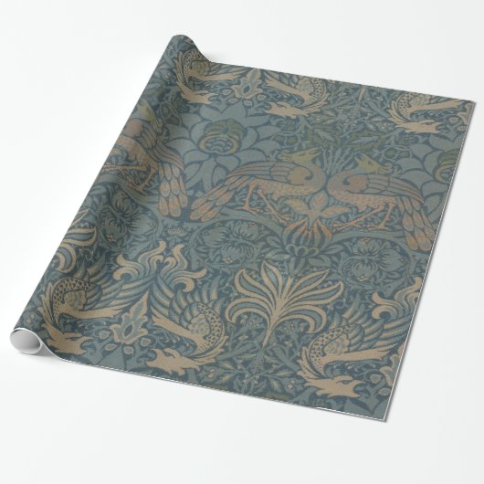 Papier Cadeau William Morris Peacock et Dragon GalleryHD (Déroulé)
