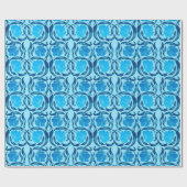 Papier Cadeau William Morris Pimpernel, Denim & Bleu clair (Plat)