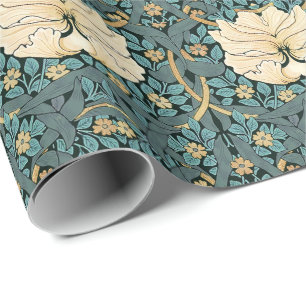 Papier Cadeau William Morris Pimpernel Motif Vintage Enveloppeme