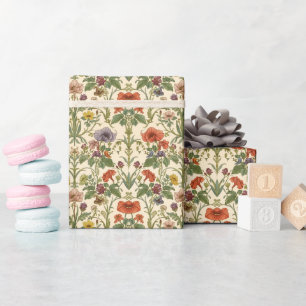 Papier Cadeau William Morris Pimpernel vintage Pre-Raphaelite