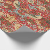 Papier Cadeau William Morris Red Strawberry Thief (Coin)