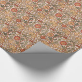 Papier Cadeau William Morris Rose Flower Fond d'écran Motif (Coin)