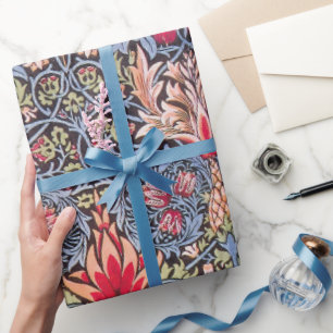 Papier Cadeau William Morris Snakeshead Floral Art Nouveau