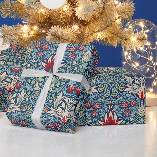 Papier Cadeau William Morris Snakeshead Fritillaire Floral Desig (Vacances)