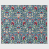 Papier Cadeau William Morris Snakeshead Fritillaire Floral Desig (Plat)
