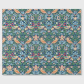 Papier Cadeau William Morris Strawberry Thief (Plat)