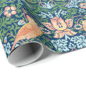 Papier Cadeau William Morris Strawberry Thief (Coin rond)