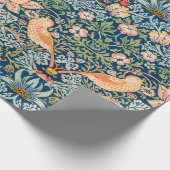 Papier Cadeau William Morris Strawberry Thief Motif floral (Coin)