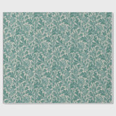 Papier Cadeau William Morris Thistle Sage Green Pattern (Plat)