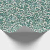 Papier Cadeau William Morris Thistle Sage Green Pattern (Coin)