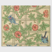 Papier Cadeau William Morris Trellis Design classique de papier  (Plat)