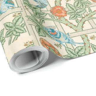 Papier Cadeau William Morris Trellis Victorian Wallpaper