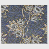 Papier Cadeau William Morris Tulip et Willow Floral (Plat)