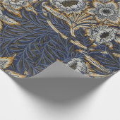 Papier Cadeau William Morris Tulip Willow Blue Motif (Coin)
