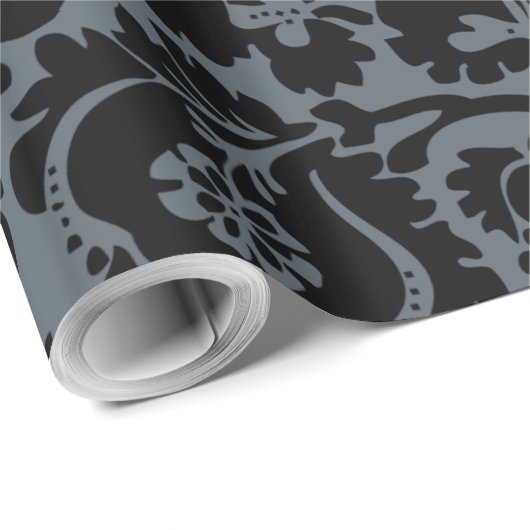 Papier Cadeau William Morris Venetian Damask Brocade (Coin rond)