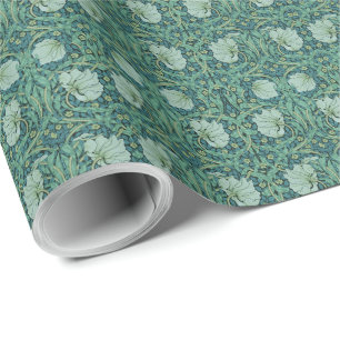 Papier Cadeau William Morris Vintage Fiowers modèle floral