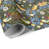 Papier Cadeau William Morris - Voleur de fraises, (Coin rond)