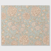 Papier Cadeau William Morris Wild Tulip Fleur Design Floral (Plat)