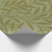 Papier Cadeau William Morris Willow Antique Green Leaf Vine Art (Coin)