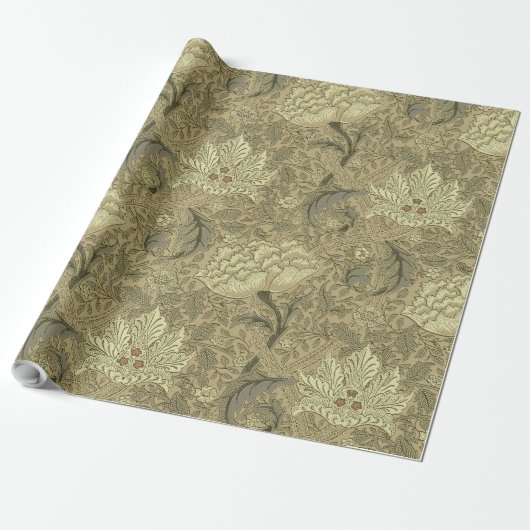 Papier Cadeau William Morris Windrush Motif de fond d'écran (Déroulé)