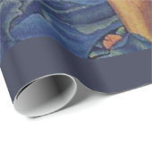 Papier Cadeau William Morris Woodpecker Tapestry Arts & Artisana (Coin rond)