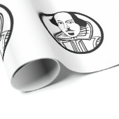 Papier Cadeau William Shakespeare (Coin rond)