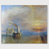 Papier Cadeau William Turner - Le Fighting Temeraire (Plat)
