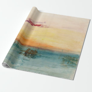 Papier Cadeau William Turner - Le lagon près de Venise au couche