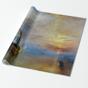 Papier Cadeau William Turner - Le Temeraire en remorque