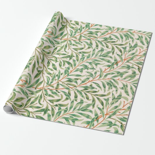 Papier Cadeau Willow Bough par William Morris  (Déroulé)