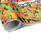 Papier Cadeau Willow Glen geometric abstract art san Jose (Coin rond)