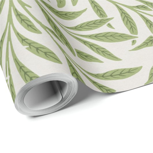 Papier Cadeau Willow Motif, William Morris (Coin rond)