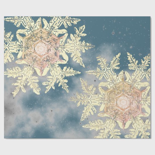 PAPIER CADEAU WILSON BENTLEY SNOWFLAKE CONCEPTION NOËL (Plat)