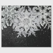 PAPIER CADEAU WILSON BENTLEY SNOWFLAKES ON NIGHT SKY (Plat)
