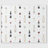 Papier Cadeau Wine Wrapping Paper (Plat)