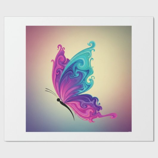 Papier Cadeau Wings of whimsy and Light (Plat)