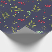 Papier Cadeau Winter Christmas berries (Coin)