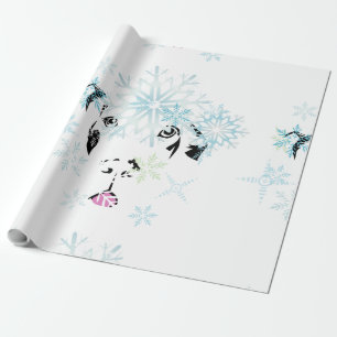 Papier Cadeau Winter Great Dane