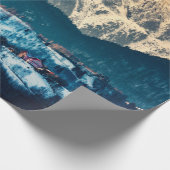 Papier Cadeau Winter landscape in Carpathian Mountain. Bran, Rom (Coin)