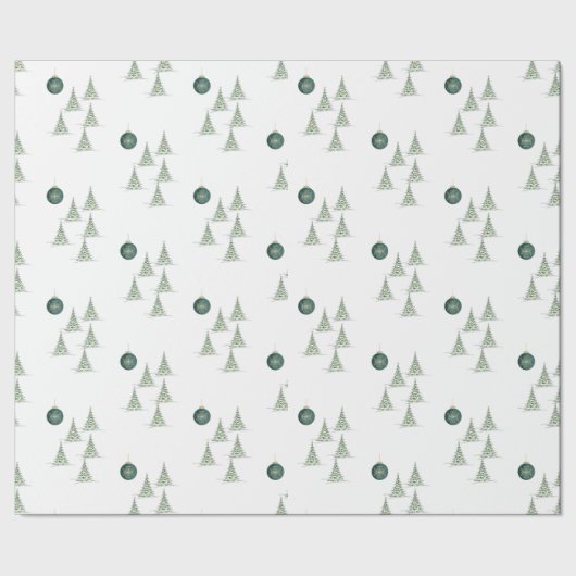Papier Cadeau Winter Pines Gift Wrap (Couture)